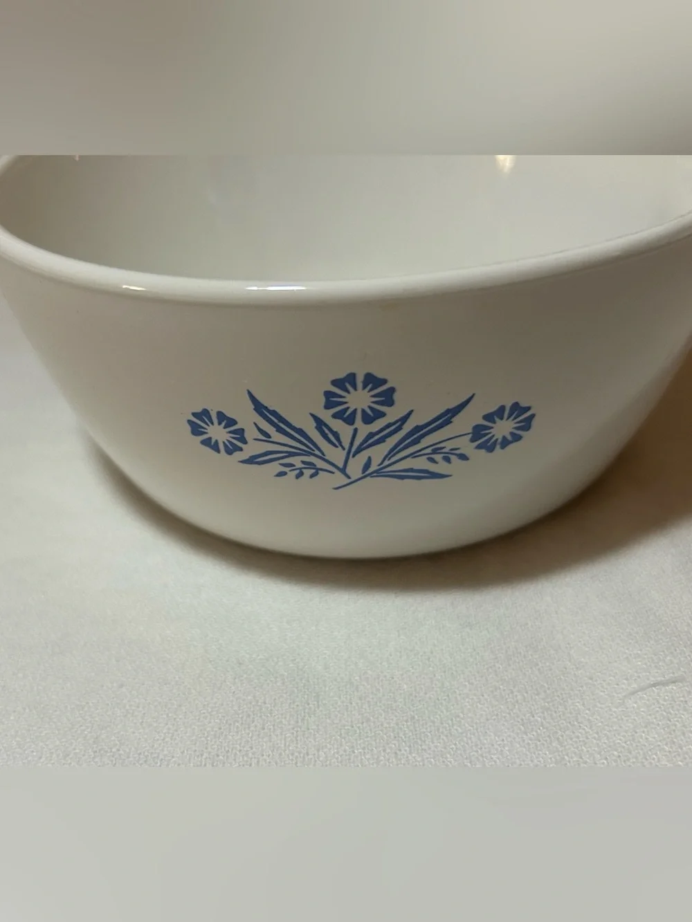 2 Corning Ware Blue Cornflower Ceramic Cooking Skillets 6 1/2” & 1-1/2 Pint